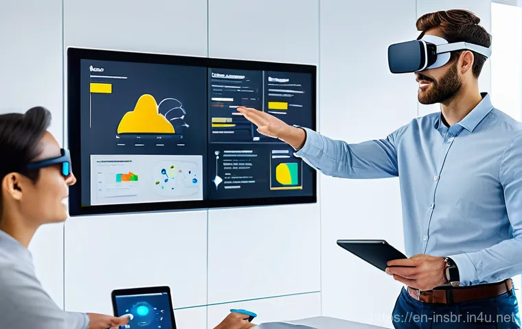 보험중개사와 관련된 팀워크 성공 사례 - **Prompt:** In a sophisticated and comfortably furnished client meeting room, a team of three specia...