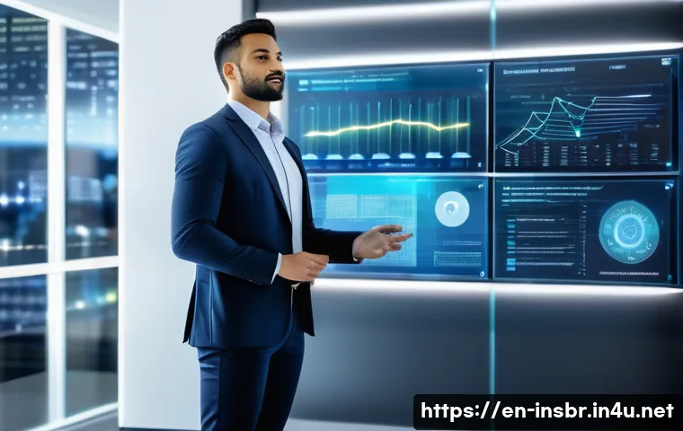 보험중개사 자격증으로 가능해진 경력 옵션 - A confident and diverse insurance professional, dressed in smart business casual attire, stands in a...