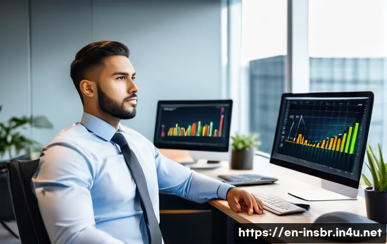 보험중개사와 관련된 경력 전환 가능성 - A professional office setting featuring a confident insurance broker transitioning into a financial ...